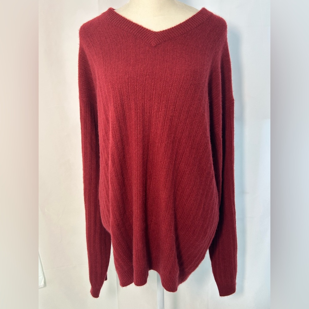 CONSENSUS MEN’S Cashmere V-Neck Sweater